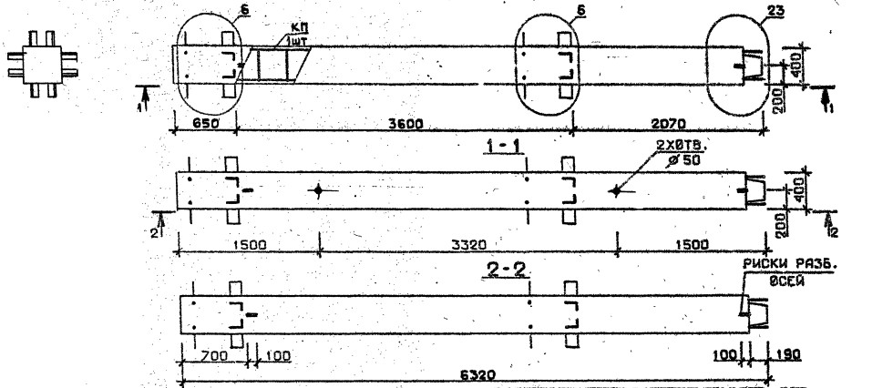 Колонна 2КВ 36.63-5-с Серия 1.020.1-2с/89