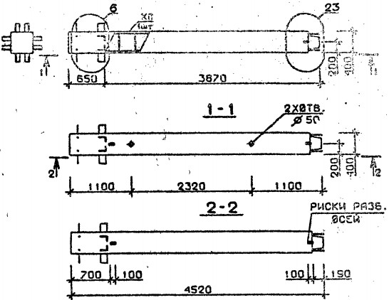 Колонна 2КВ 54.45-2 Серия 1.020.1-2с/89