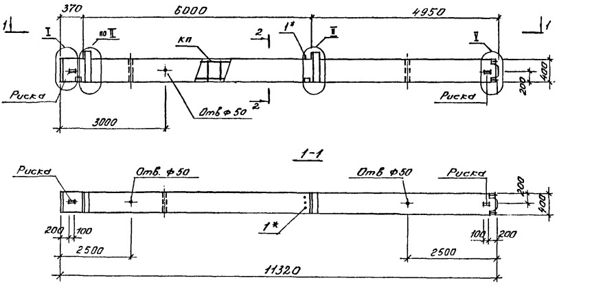 Колонна 2КВО 60-107 Серия 1.020.1-4